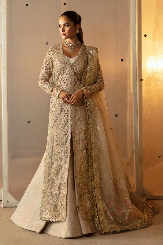Afrozeh - Aniqa Luxury Organza Embroidered 3Pc Unstitched Suit