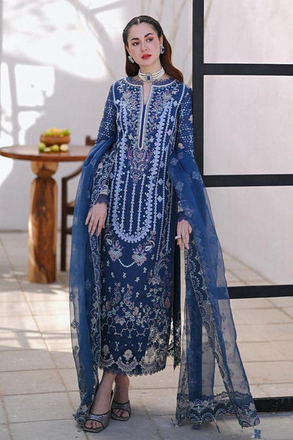 Sahil by Qalamkar Embroidered Lawn Suits Unstitched 3 Piece Kiral - Eid Collection