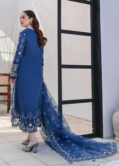 Sahil by Qalamkar Embroidered Lawn Suits Unstitched 3 Piece Kiral - Eid Collection