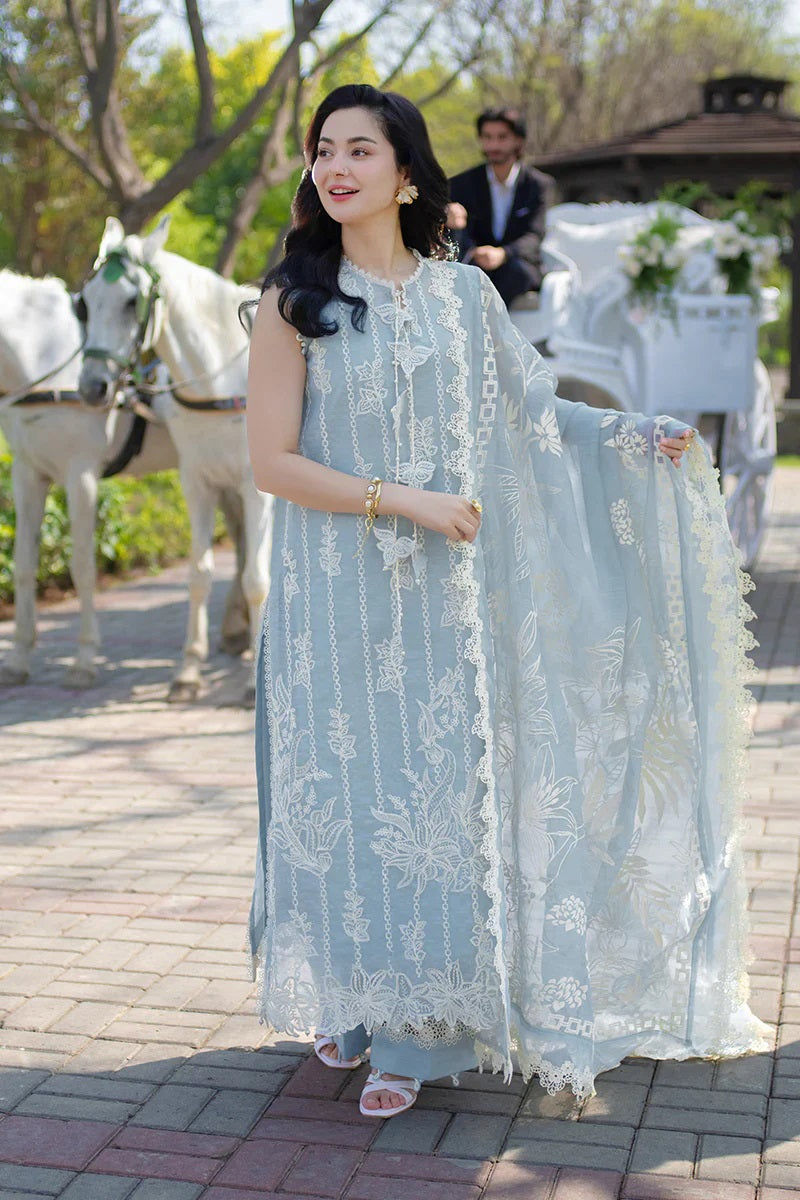 Rang Rasiya Luxury Embroidered Lawn Unstitched 3Pc Suit - AYLA