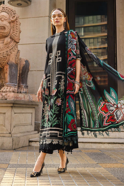 Maria B Luxury Embroidered Lawn 3Pc Unstitched Suit