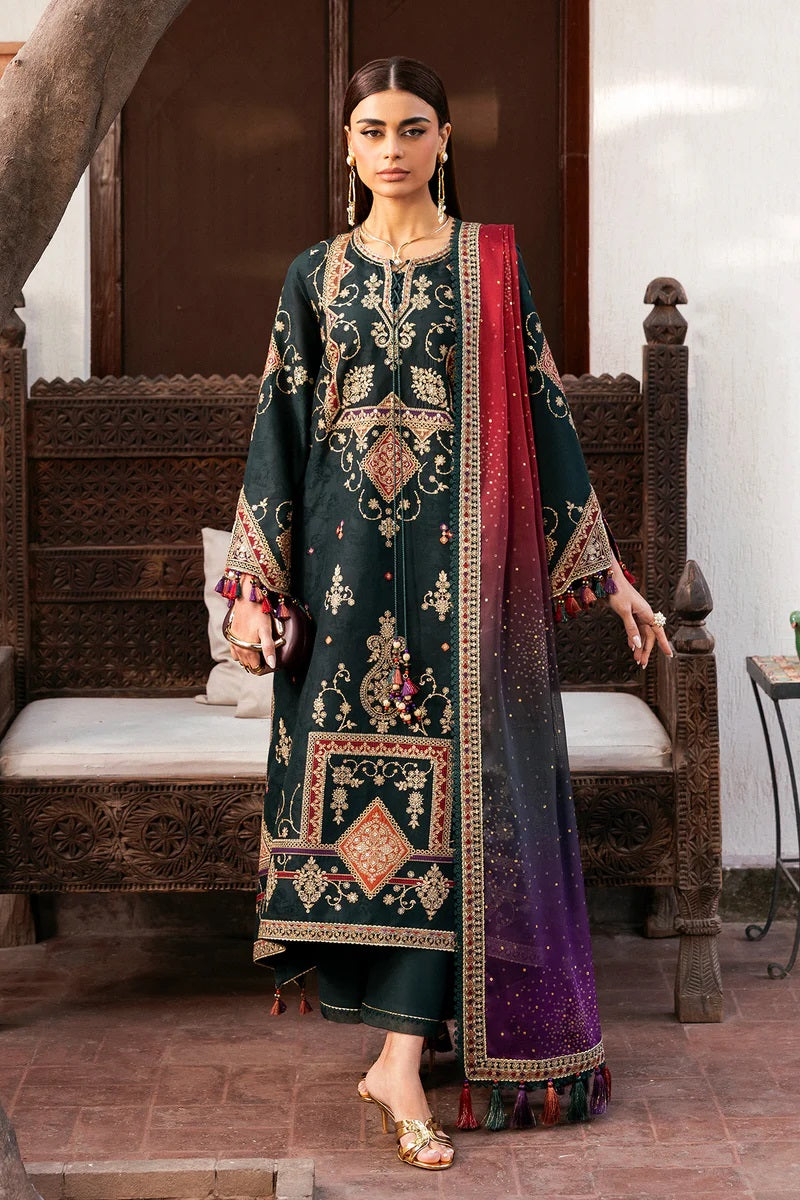 Jazmin Luxury Embroidered Lawn 3Pc Unstitched Suit