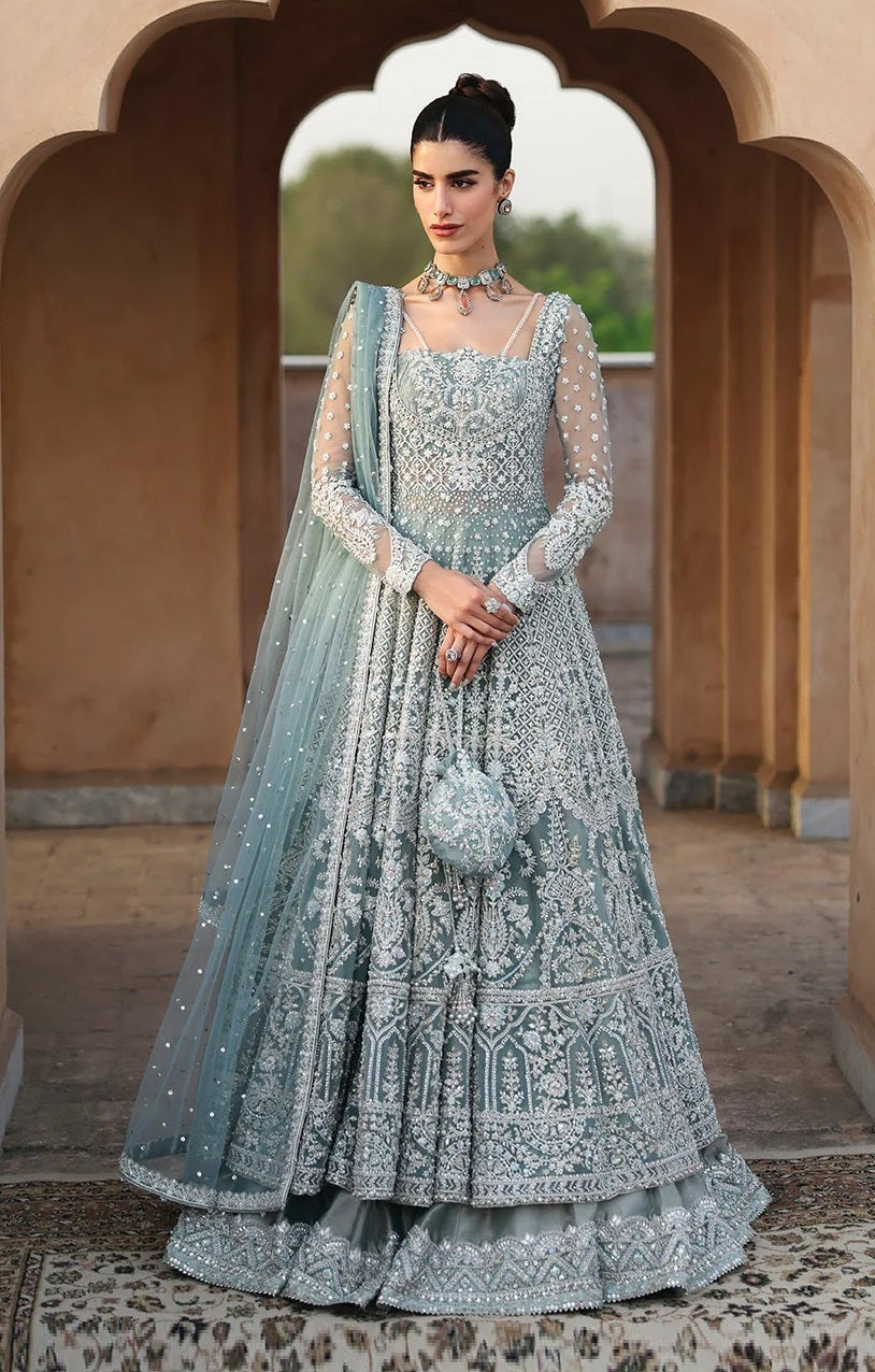 Dorien Luxury Net Embroidered 3Pc Unstitched Suit