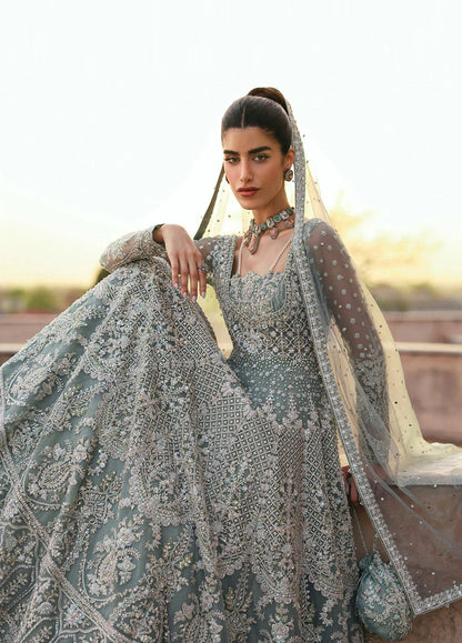 Dorien Luxury Net Embroidered 3Pc Unstitched Suit