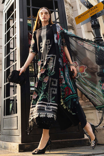 Maria B Luxury Embroidered Lawn 3Pc Unstitched Suit