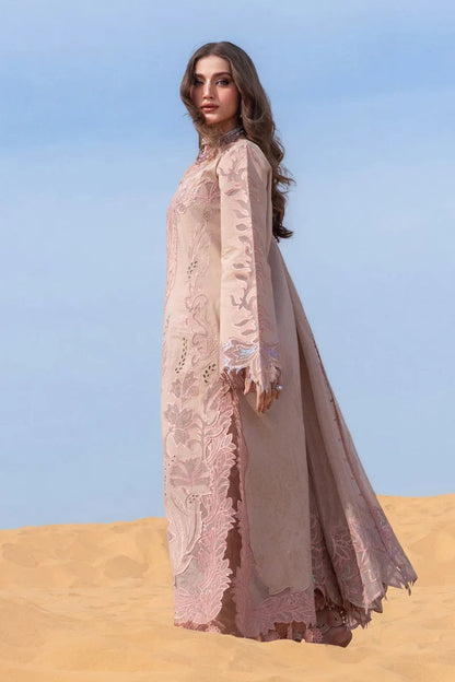 Rang Rasiya Luxury Chikankari Embroidered Lawn Unstitched 3PC Suit Elaheh