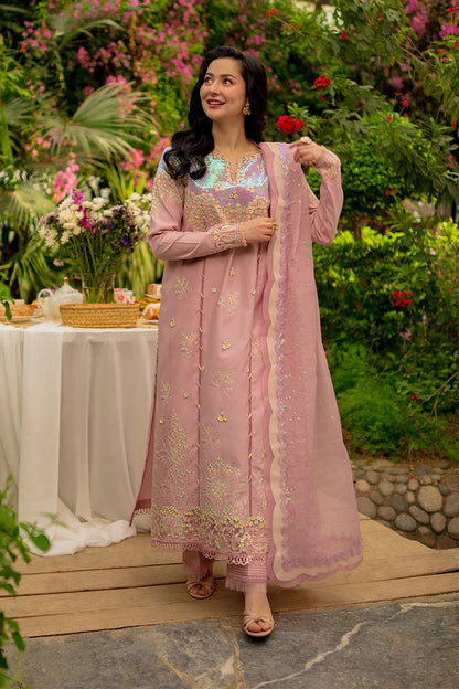 Rang Rasiya Luxury Embroidered Lawn 3Pc Unstitched Suit - Alayna