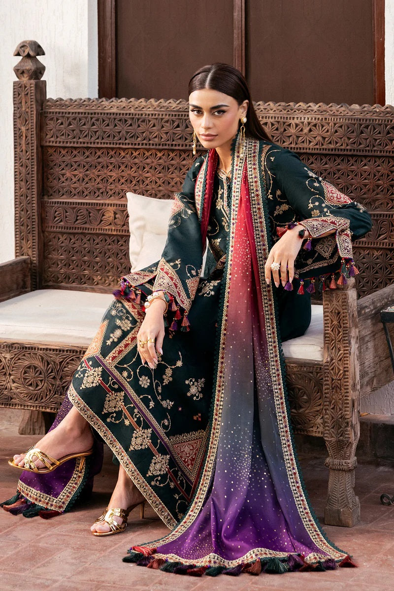 Jazmin Luxury Embroidered Lawn 3Pc Unstitched Suit
