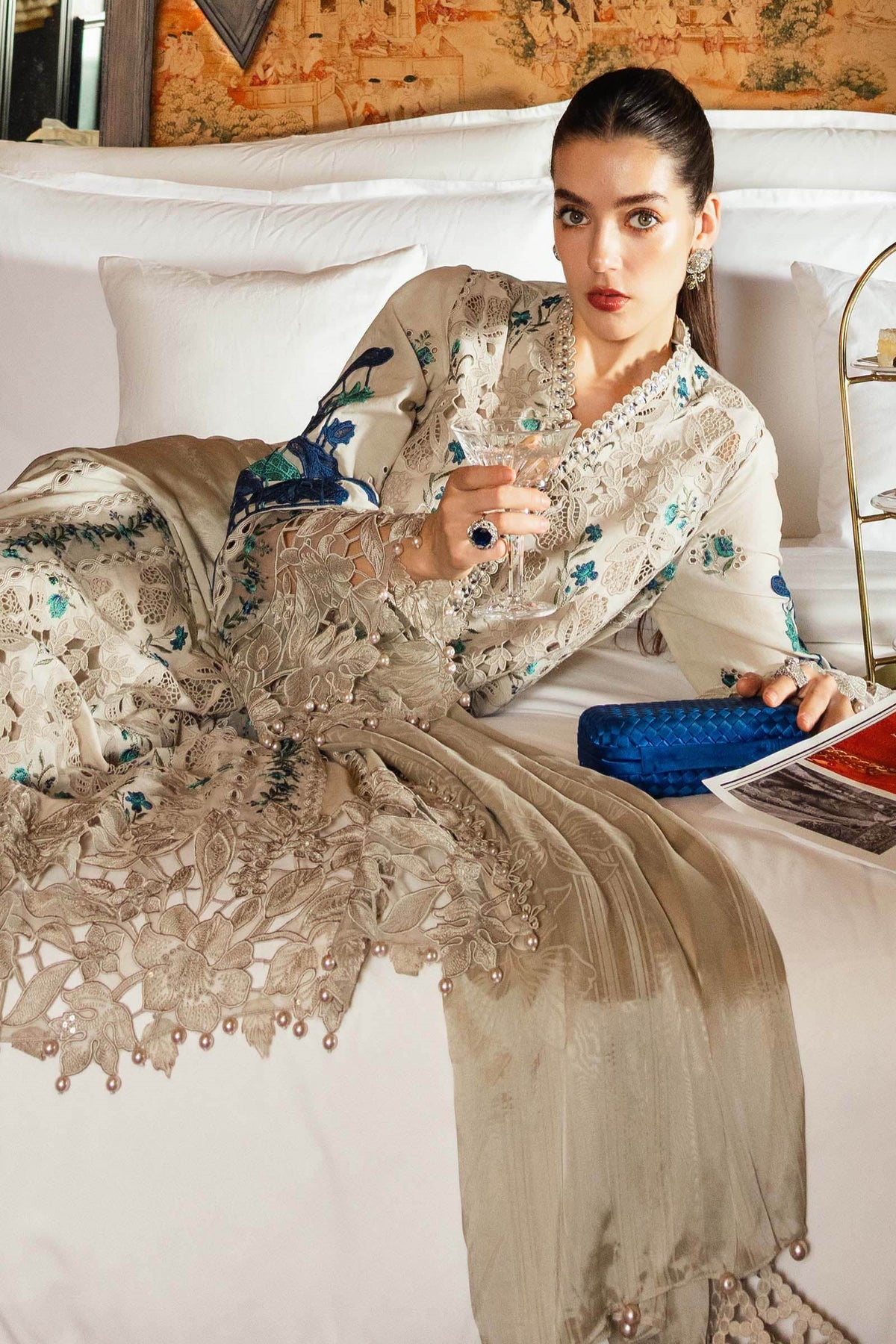 Maria B Luxury Embroidered Lawn 3Pc