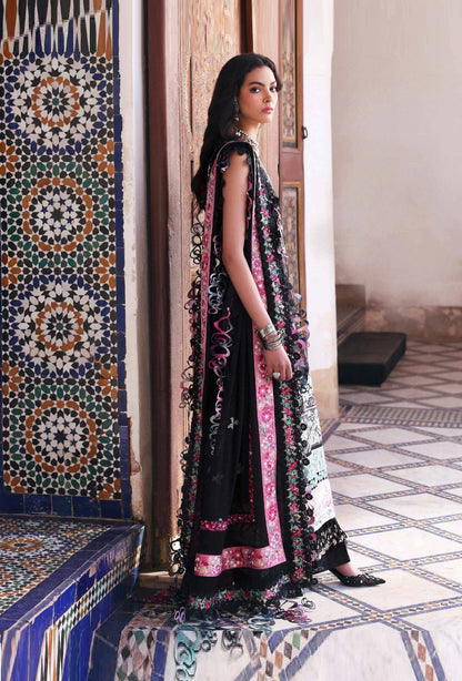 Republic WomensWear Reine Luxury Embroidered Lawn Unstitched 3Pc Suit D - Elia