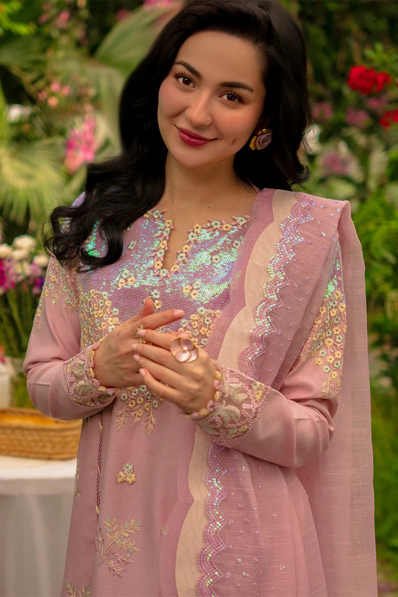 Rang Rasiya Luxury Embroidered Lawn 3Pc Unstitched Suit - Alayna